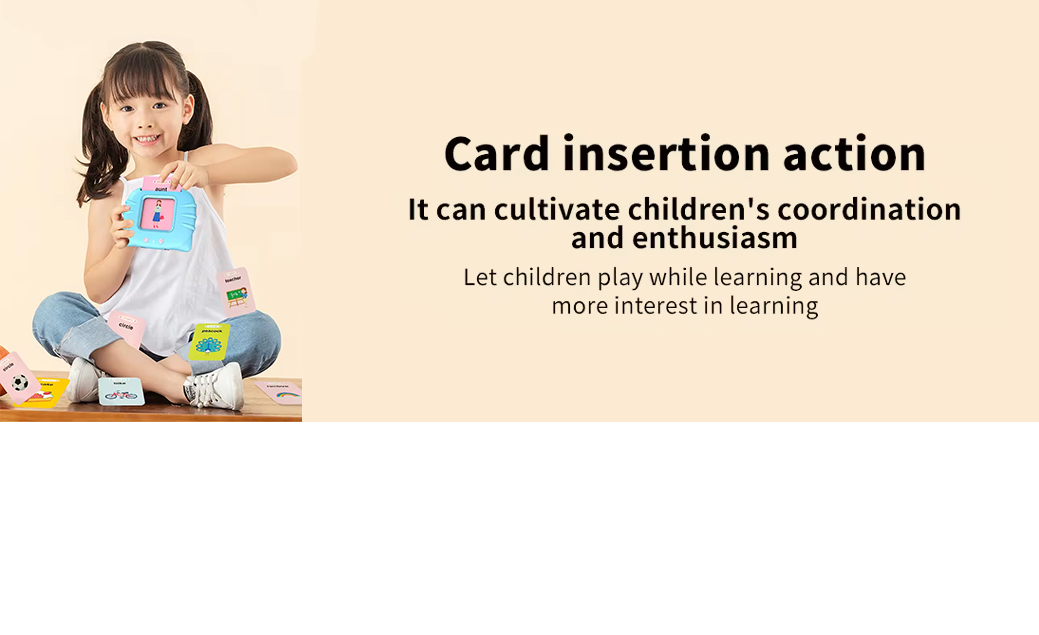 Talking Baby Flash Cards Educational Toy